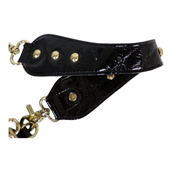 Betsey Johnson Hobo style shoulder bag. Roses on blue background. #1251 - Picture 4 of 9